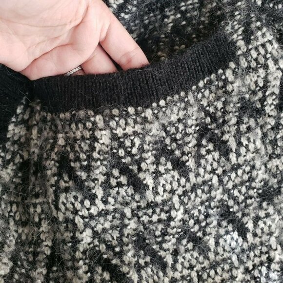 Cynthia Rowley M Alpaca Wool Knee‎ Length Open Front Cardigan Sweater Oversized - Picture 9 of 12